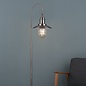 Fishermans Floor Lamp - Antique Chrome