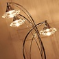 Riviera - 3 Light Floor Lamp - Polished Chrome