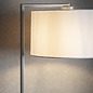 Irwin - Modern Drum Floor Light - Vintage White & Matt Nickel