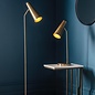 Leo - Task Floor Lamp in Antique Brass