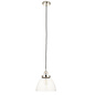 Stockton - Nickel & Glass Resto Pendant