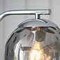 Dimple - Chrome & Smoked Glass Floor Lamp