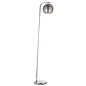 Dimple - Chrome & Smoked Glass Floor Lamp