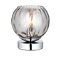 Dimple - Chrome & Smoked Glass Table Lamp