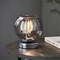 Dimple - Chrome & Smoked Glass Table Lamp