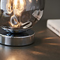 Dimple - Chrome & Smoked Glass Table Lamp