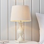 Marshall - Ivory Painted French Country Table Lamp with Ivory Linen Shade