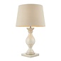 Marshall - Ivory Painted French Country Table Lamp with Ivory Linen Shade