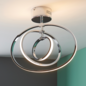 LED Hoop Semi Flush Ceiling Light