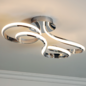 Arya - Semi Flush LED Feature Light - Polished Chrome