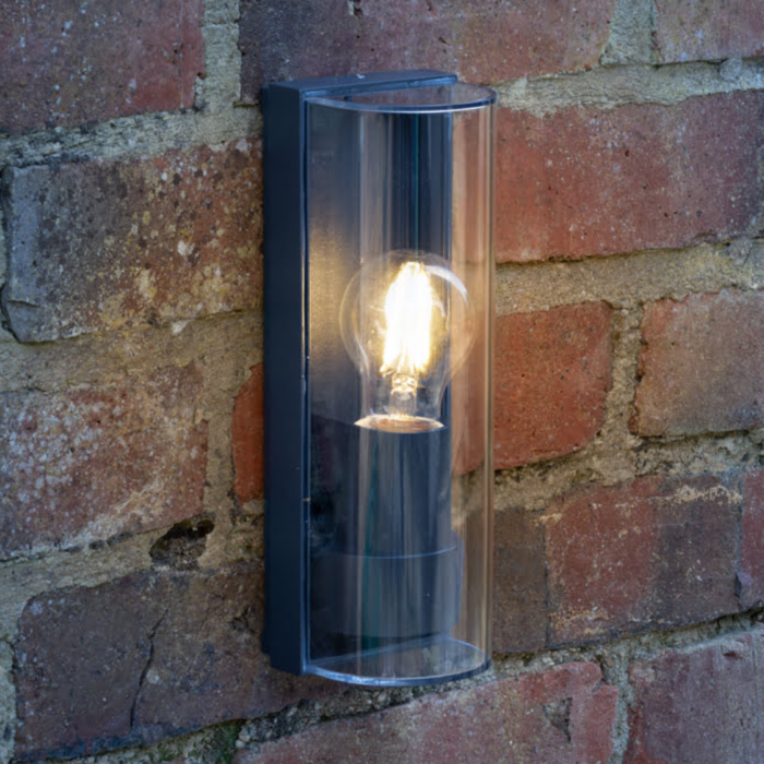 Anthracite  - Black Industrial Outdoor Wall Light - IP65