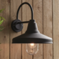 Farmhouse - Classic Industrial Black Outdoor Wall Light