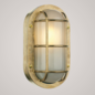 Phare - Solid Brass Bulkhead Outdoor Wall Light