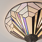 Astoria - Large Flush Tiffany Ceiling Light