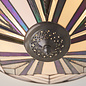 Astoria - Large Flush Tiffany Ceiling Light