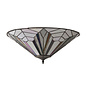 Astoria - Large Flush Tiffany Ceiling Light