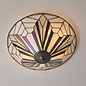 Astoria - Large Flush Tiffany Ceiling Light
