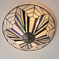 Astoria - Large Flush Tiffany Ceiling Light