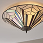 Astoria - Large Tiffany Flush Ceiling Light