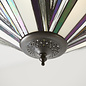 Astoria - 3 Light Inverted Tiffany Ceiling Light Pendant