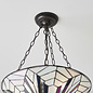 Astoria - 3 Light Inverted Tiffany Ceiling Light Pendant