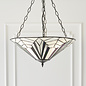 Astoria - 3 Light Inverted Tiffany Ceiling Light Pendant