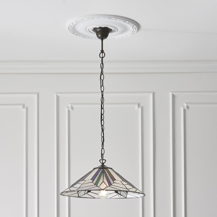 Astoria - Large Tiffany Ceiling Light Pendant