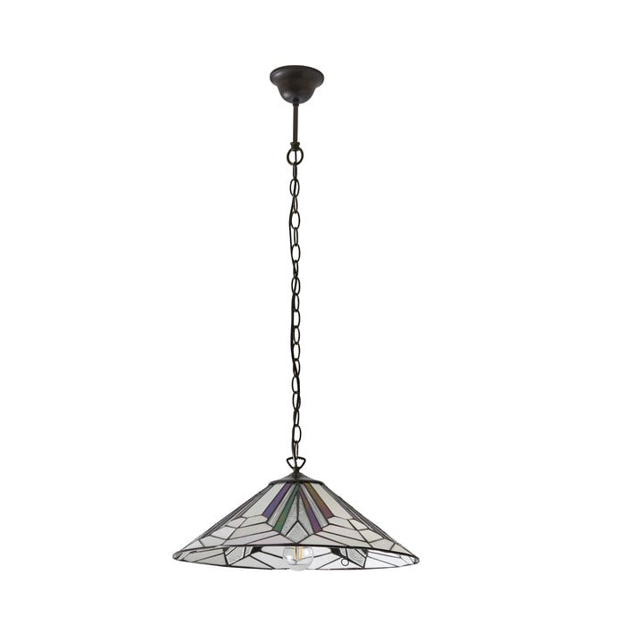 Astoria - Large Tiffany Ceiling Light Pendant