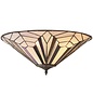 Astoria - Large Flush Tiffany Ceiling Light