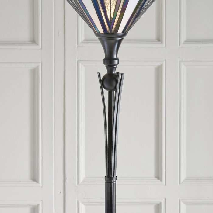 Astoria - Uplighter Tiffany Floor Lamp