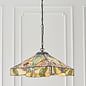 Willow - 3 Light Large Tiffany Ceiling Light Pendant