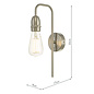 Port - Sleek Minimalist Industrial Wall Light - Satin Chrome