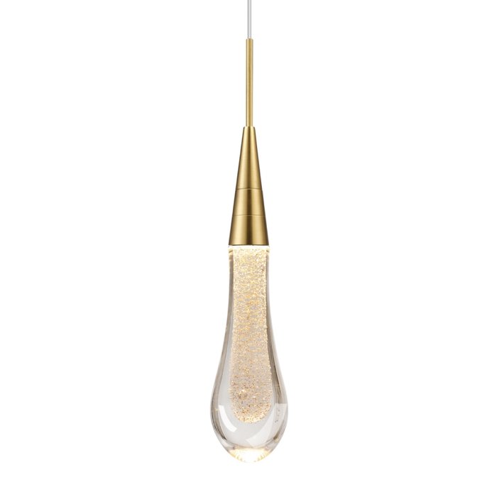 Abae - Opulent Gold Pendant with Integrated LED