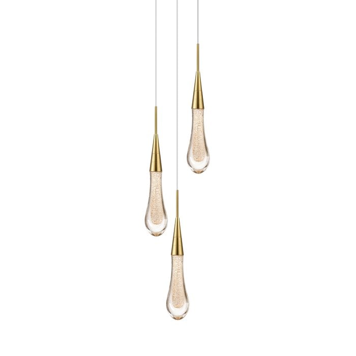 Abae - Stunning Gold 3 Light Cluster Pendant