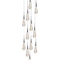 Abae - Classic 12 Light Polished Chrome Cluster Pendant