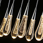 Abae - Opulent Gold Pendant with Integrated LED