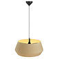 Maxim - Handtied Beige Cotton Shade Scandi Pendant