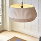 Maxim - Handtied Beige Cotton Shade Scandi Pendant