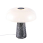 Glansig - White & Grey Marble Scandi Table Lamp