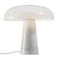 Glansig - White Marble Scandi Table Lamp
