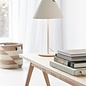 Rem - White & Strap Scandi Table Lamp