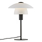 Verona - Louvred White Scandi Table Lamp