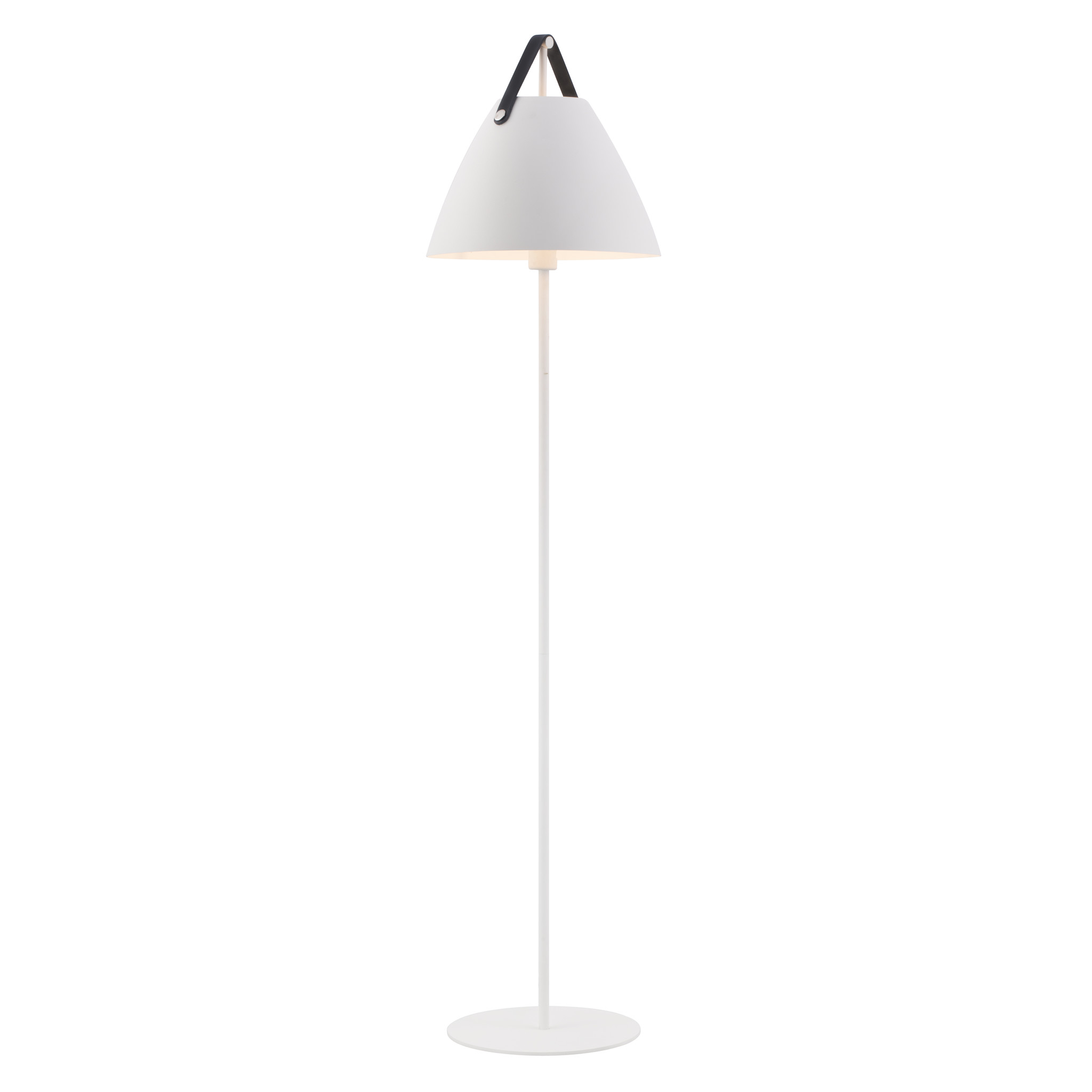 White discount floor light