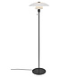 Verona - Louvred White Scandi Floor Lamp