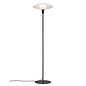 Verona - Louvred White Scandi Floor Lamp