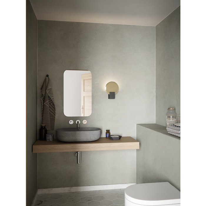 Hester - Dimmable Scandi Bathroom Wall Light in White