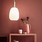 Alton - Opal & Brass Scandi Pendant Light