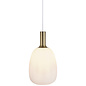 Alton - Opal & Brass Scandi Pendant Light