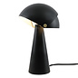 Cowl - Black Scandi Table Lamp with Adjustable Shade