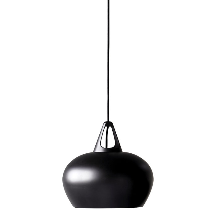 Bell - Small Black Scandi Pendant